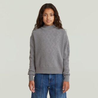 Cardigan modern tricotat pentru fete
