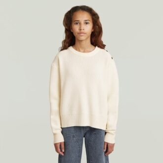 Cardigan scurt tricotat cu model pescar pentru fete