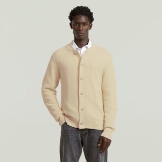 Cardigan tricotat cu structură de fagure de miere