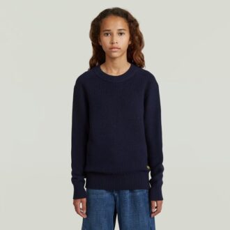 Cardigan tricotat tip pescar pentru fete