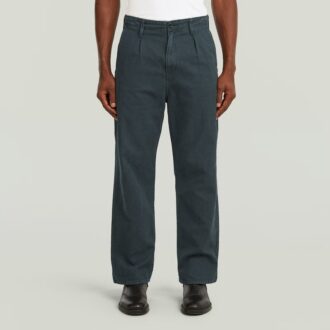 Chino plisat relaxat