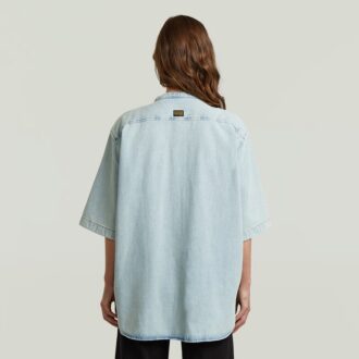 Cămașă Carter din denim cu 2 buzunare