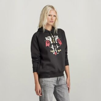 Hanorac cu imprimeu grafic Look Book