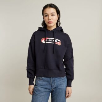 Hanorac larg cu logo Old Skool