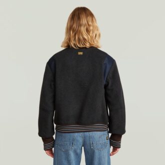 Jachetă bomber scurtă Varsity