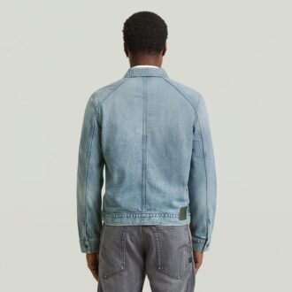 Jachetă din denim slim cu linie A