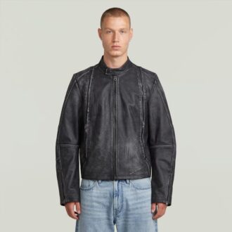 Jachetă din piele Blouson
