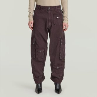 Pantaloni cargo 3D Boyfriend cu buzunare multiple