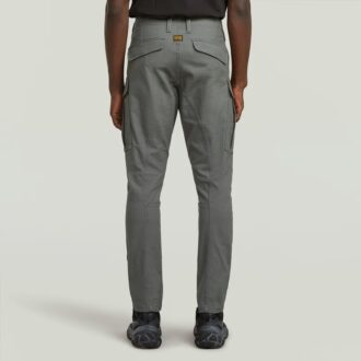 Pantaloni cargo skinny 3D cu buzunar cu fermoar