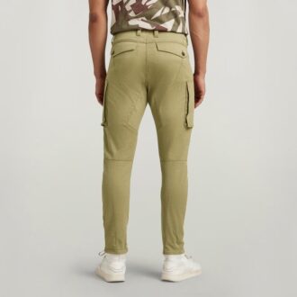 Pantaloni cargo skinny 3D cu buzunar cu fermoar