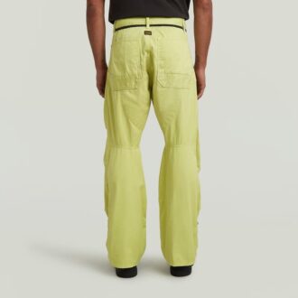 Pantaloni din denim plisați 3D