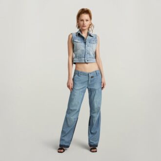 Pantaloni din denim Y2K Mix