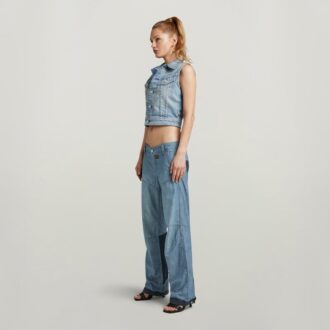 Pantaloni din denim Y2K Mix