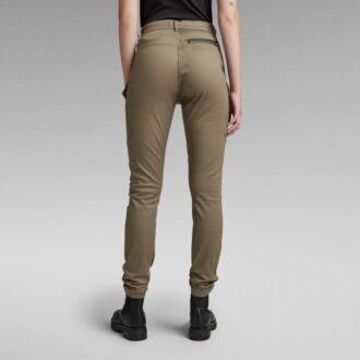 Pantaloni skinny cargo în formă de G