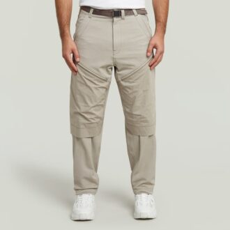 Pantaloni sport largi cu curea 3D