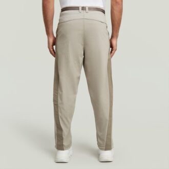 Pantaloni sport largi cu curea 3D