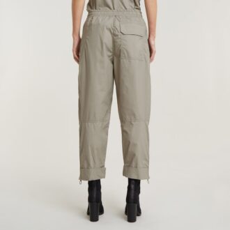 Pantaloni utilitari crop