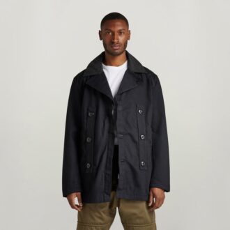 Peacoat din denim