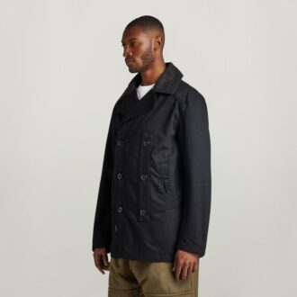 Peacoat din denim