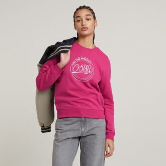 Pulover cu logo mare