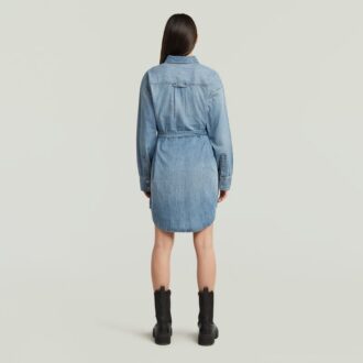 Rochie cămașă cu curea