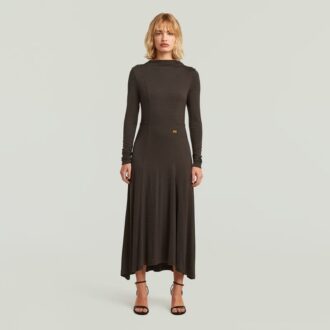 Rochie din jerseu drapat