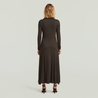 Rochie din jerseu drapat