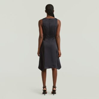 Rochie evazată cu corset