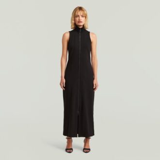 Rochie slim cu fermoar complet