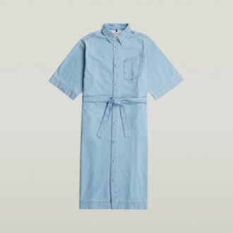 Rochie tip cămașă Carter din denim