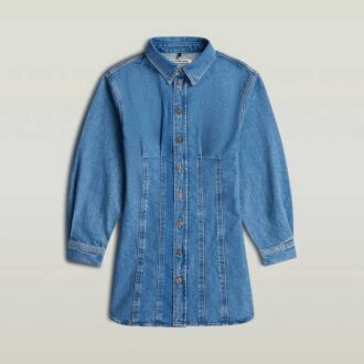 Rochie tip cămașă Carter din denim