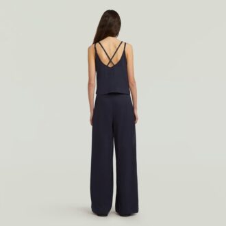 Salopă lejeră cu bretele spaghete