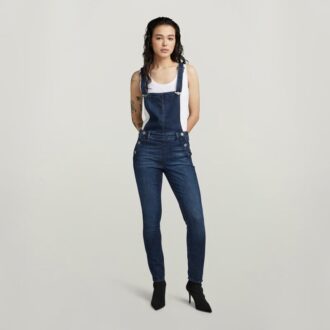 Salopetă Lynn High Slim bleumarin