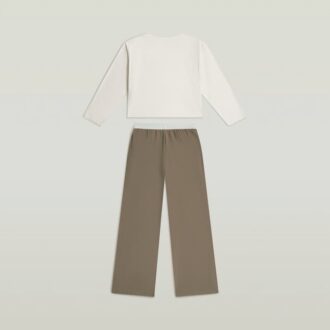 Set de pijamale cu tricou și pantaloni