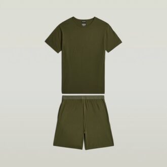 Set de pijamale cu tricou și pantaloni scurți