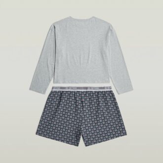 Set de pijamale cu tricou și pantaloni scurți