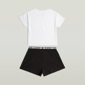 Set de pijamale cu tricou și pantaloni scurți