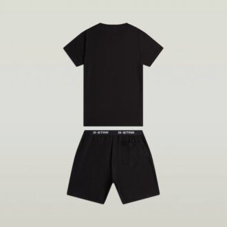 Set de pijamale cu tricou și pantaloni scurți