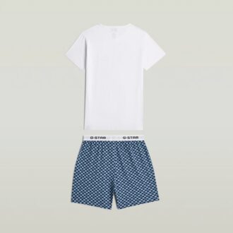 Set de pijamale cu tricou și pantaloni scurți