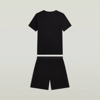 Set de pijamale cu tricou și pantaloni scurți