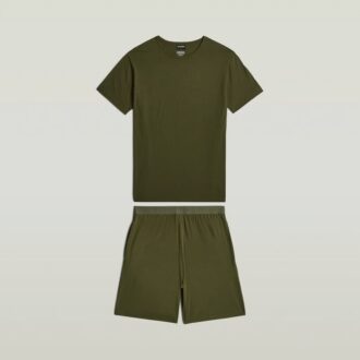 Set de pijamale cu tricou și pantaloni scurți